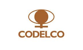 Clean, flat, monochrome wordmark logo that reads 'CODELCO', centered on white background, bold sans-serif, high contrast, minimal, no icon, 2000x1200.